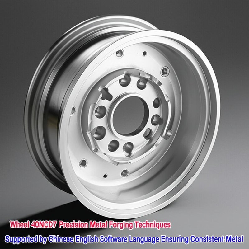 Колесо 40NCD7 Прецизионная ковка металла, поддерживаемая китайско-английским программным обеспечением, обеспечивающим стабильность металла
