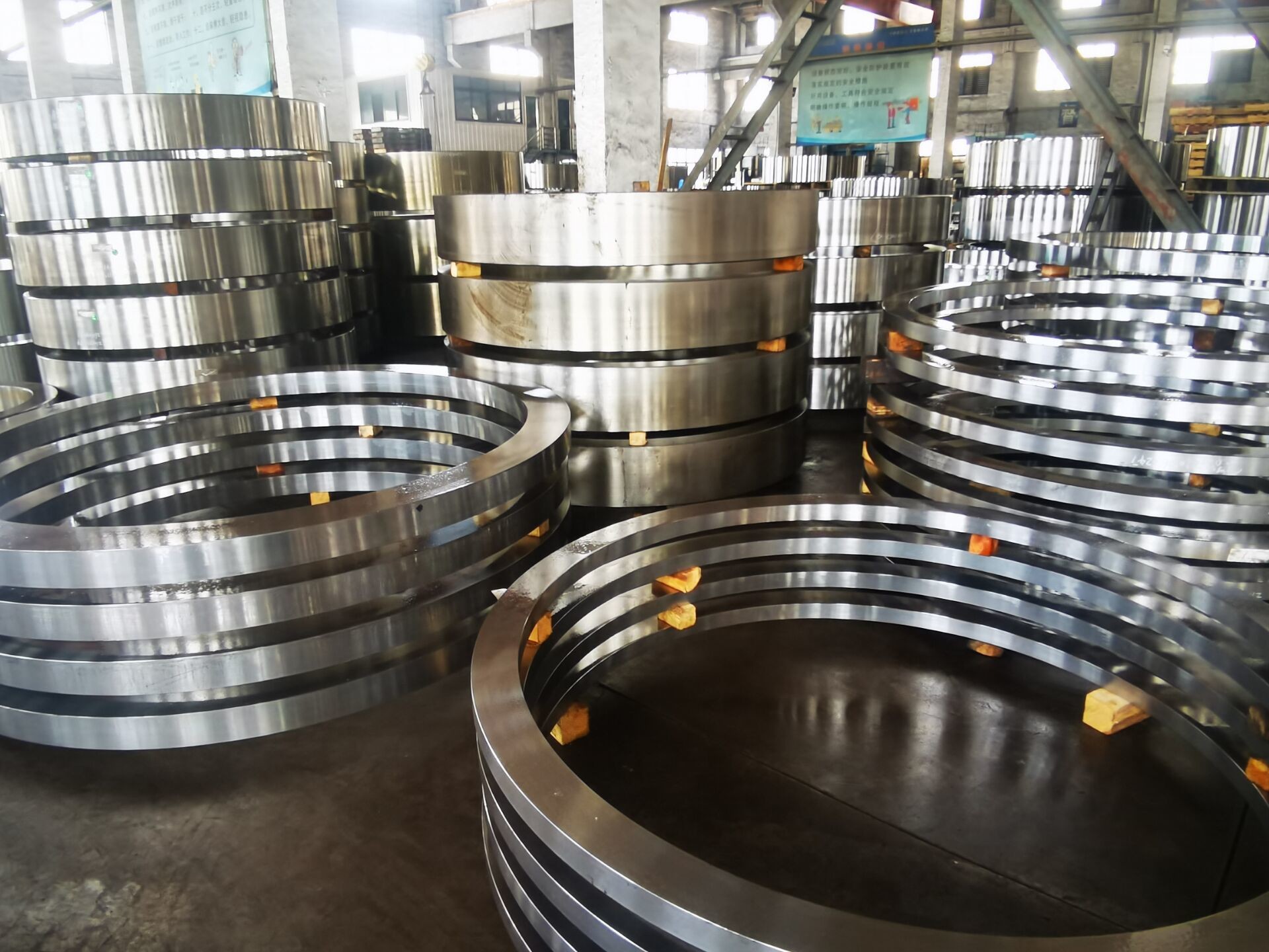 Customized Forged Steel Rings with 3.2 Surface Roughness and Tensile Strength 750-1200